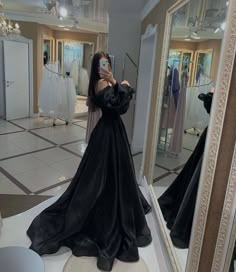 Black Ballroom Dress, Black Long Sleeve Prom Dress, Formal Dresses Party, Long Sleeves Prom Dresses, Dresses Organza, 21th Birthday, Prom Dresses Long Black, Dress With Train, Preppy Dresses