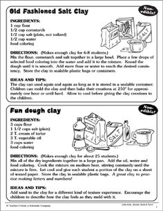 an instruction manual for how to use the old fashioned salt clay machine, with instructions