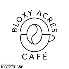 the logo for bloy acrests cafe, which is located in paris