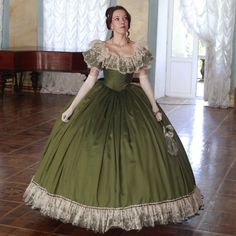 Green Dress Princess, Period Drama Series, Victorian Green