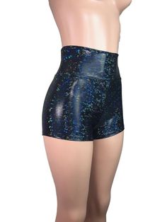 Zwarte holografische verbrijzelde glas print spandex hoge taille korte broek. De stof is van hoge kwaliteit spandex en zal bewegen met je mee. Deze zijn perfect voor muziekfestivals, CrossFit, yoga of hardlopen. De innaad is 2,5 -maar als je wilt het korter of langer, dan u zeggen in de comments. Black Holographic, Magnum Opus, Shattered Glass, Glass Print, Spandex Shorts, Rave Wear, Music Festivals, Short Shorts, High Waisted Shorts