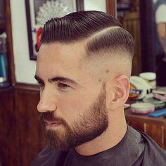 Haircuts of the week Gentleman Haircut, Barber Haircuts, Mens Hairstyles With Beard, Really Short Hair, Beard Hairstyle, Cute Haircuts, Men Haircut Styles, Mens Haircuts Fade, Popular Haircuts