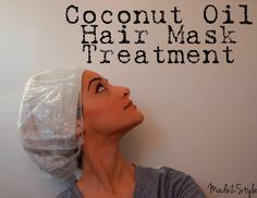 Coconut Oil Mask. Try this girls! Makes a huge difference and it's easy and cheap and it works!! I love it! ❤ Coconut Oil Mask, Oil Hair Mask, Best Hair Mask, Feeling Healthy, Coconut Oil Hair Mask, Growth Hair, Hair Treatments, Beauty Tricks, Coconut Oil Hair