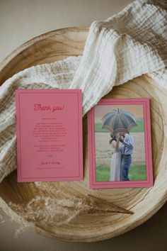 Editable Pink and Red Photo Wedding Thank You Card Template With Retro Groovy Design Monette - Etsy France Groovy Design, Retro Groovy, Thank You Card Template, Pink And Red, Card Template