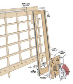 the diagram shows how to make a window frame for an outside porch or patio door