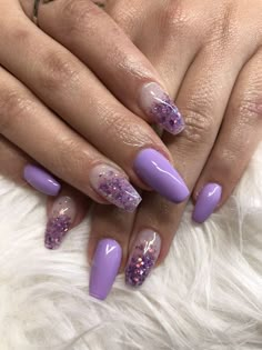 Purple Sparkly Nails, Taylor Swift Nails, Concert Nails, Purple Glitter Nails, Band Nails, Purple Acrylic Nails, Purple Nail Designs, Estilo Taylor Swift, Girly Acrylic Nails