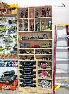 a garage filled with lots of tools and equipment