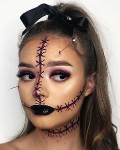 Halloween Makeup Male, Easy Diy Halloween Makeup, Nem Halloween Makeup, Halloween Makeup Diy Easy, Wound Makeup, Pelottava Halloween, Maquillage Halloween Simple