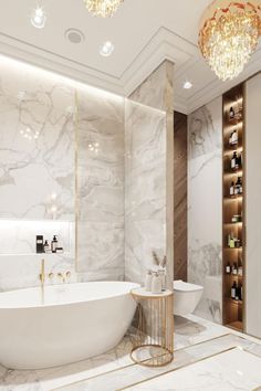 Bathroom Design Ideas You'll Want to Try Bathroom Lamps, Marble Bathroom Designs, Modern Small Bathrooms, Luxury Decoration, Bathroom Decor Luxury, Washroom Design, Bathroom Design Decor, Lighting Trends, Bathroom Inspiration Decor