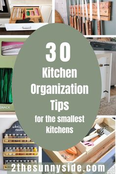 kitchen organization tips for the smallest kitchens