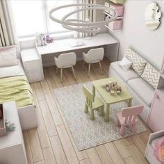 Barbie Bedroom, Bedroom Ideas For Small Rooms, Bedroom Ideas For Small Rooms Cozy, Kids Bedroom Designs, Kids Interior Room, Baby Room Design, Girl Bedroom Designs, Trendy Bedroom, Girl Bedroom Decor