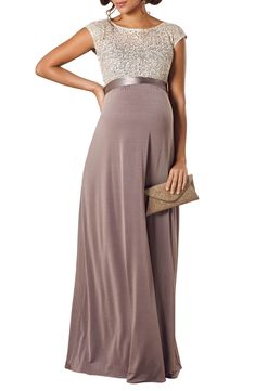 Tiffany Rose Mia Maternity Gown | Nordstrom Modest Maternity Dresses, Dresses For Formal, Dresses For Formal Events, Maternity Evening, Maternity Evening Dress, Formal Maternity Dress, Tiffany Rose, Pregnant Wedding Dress, Maternity Gown