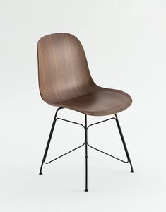 Curvaceous Chair is Made From A Single Sheet of 3D Wood Veneer Conference Table, Layer Design, The Press, Organic Shapes