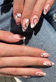 Upgrade your French manicure with glitter tips that add a touch of sparkle and fun! #glittertips #frenchmanicure #nailart #naildesigns #manicure #sparklenails #nailtrends Black Swirly Nails, Black And Neutral Nails, French Manicure With Glitter, Manicure With Glitter, Ruby Nails, Glitter Tips, Cozy Colors, Witchy Nails, Fall Manicure