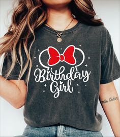 📢If there is anything you would like to add to your order, please add it to the "PERSONALIZATION" section.  I can make customized products for you. 🎈Attention Please review the "size chart" in the images before ordering. ✨Explore our variety of options, including options such as: - Unisex Crew Neck T-Shirts - Women's V-Neck Shirts - Racerback Crop Tops - Youth and Toddler Unisex Shirts - Baby Rompers - Unisex Adult T-Shirt - Unisex Adult Hoodies - Unisex Youth T-Shirts 🏹HOW TO ORDER SHIRT/SWEATSHIRT? * Choose your t-shirt color * Choose your size * PLEASE make sure you follow all steps of your order. 🏹PRODUCTION AND TRANSPORTATION Production: 1-2 days Standard Shipping (1-5 business days after production time, please increase the shipping fee at checkout if you are in a hurry) There is Disney Birthday Shirt For Women, Birthday Disneyland Shirts, Disneyworld Birthday Shirt, Disbey Birthday Shirt, Disney Cotton T-shirt For Birthdays, Disney Birthday Shirt, Retro Birthday, Birthday Party Shirt, Birthday Tee