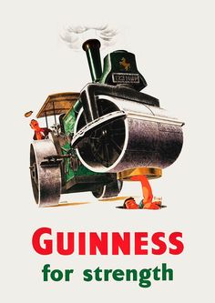 an old poster advertising guinness for strength