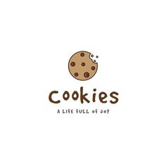 the logo for cookies, a life full of joy