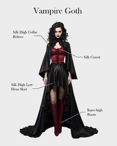 Dracula Women Costume, Simple Vampire Costume Women, Dark Vampire Costume, Lady Vampire Costume, Medieval Vampire Costume, Vampire Costumes Halloween, Vampire Inspired Dress, Classic Vampire Costume, Vampire Costume Goth