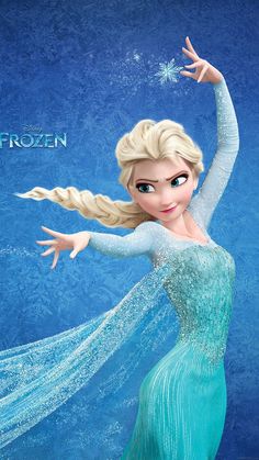 the frozen princess from disney's animated movie