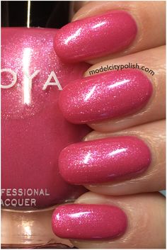 Azalea by Zoya Nail Shades, Model City, Zoya Nail, Zoya Nail Polish, Finger Nails, My Office, Good Evening, Red Nails, Manicure