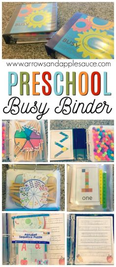 an image of preschool busy binder