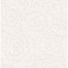 a white wallpaper with an intricate design