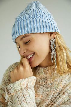 Must-Have Holiday Accessories | Free People | Free People Chainmail Necklace, Holiday Accessories, Crystal Lace, Dancing Day, Cute Beanies, Uptown Girl, Lace Socks, Crystal Hoop Earrings, Scarf Set