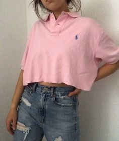 Polos Aesthetic, Polo Aesthetic, Polo Crop Top, Saturday Outfit