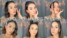 Go To Hairstyles, Hair Simple, Hairstyles For Short Hair, Cut My Hair, Easy Hairstyles, Short Hair, Do It, Short Hair Styles