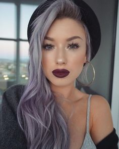 lavender hair Wild Hair Color, Light Purple Hair, Hair Color Pastel, Lavender Hair, Wild Hair, Cruelty Free Makeup