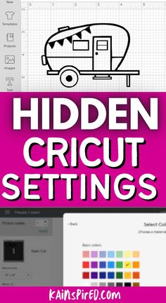 HIDDEN CRICUT SETTINGS Beginner Cricut, Cricut Hacks