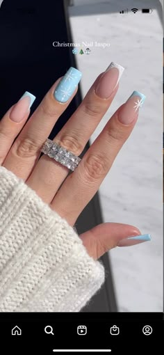 Trendy Winter Nails Square, White Christmas Nail Designs, Nails Ideas Winter, Double Liner, Winter Products, Gel Paint, Cute Christmas Nails