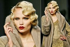 Vintage Short Hair, Finger Wave, Hollywood Hair, Finger Waves, Pin Curls, Super Hair