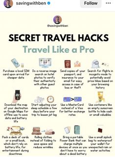 Plane Hacks, Travel Packing Checklist, Travel Life Hacks, Travel Infographic, Holiday Travel Destinations, Airplane Travel, Travel Checklist, Dream Travel Destinations