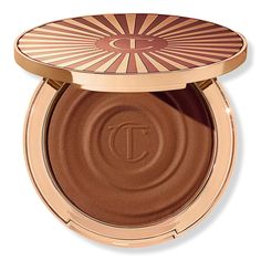 Beautiful Skin Sun-Kissed Glow Cream Bronzer - Charlotte Tilbury | Ulta Beauty Charlotte Tilbury Cream Bronzer, Bronzer Charlotte Tilbury, Charlotte Tilbury Bronzer, Cream Bronzer, Makeup Bags, Makeup Essentials, Ulta Beauty, Charlotte Tilbury, Sun Kissed