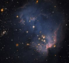 the large star cluster is surrounded by stars