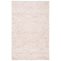 a white and pink rug on a white background