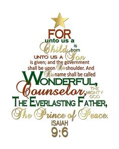 a christmas tree with the words for children in gold and green, on a white background