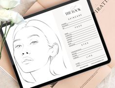 Face Chart Template, Mua Business, Client Consultation, Face Chart, Chart Template, Makeup Product, Model Face, Make Up Looks, Blank White