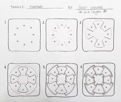 four different shapes are shown in the diagram above it is an image of how to draw them