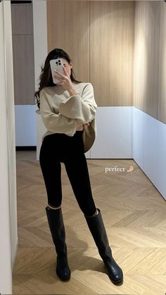 Look Boho Chic, Winter Fashion Outfits Casual, Legging Outfits, Autumn Outfit, 가을 패션, Casual Style Outfits, Winter Fashion Outfits, Preppy Outfits