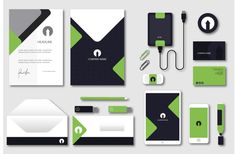 the stationery is neatly organized and ready to be used in any business or company