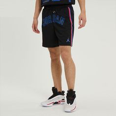 Air Jordan Logo Printing Straight Loose Shorts Black DJ0200-010 Air Jordan Logo, Jordan Logo