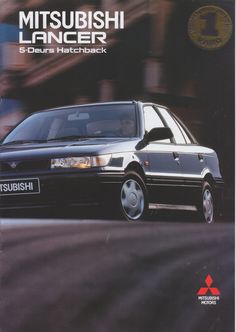 an advertisement for the new nissan lancer is shown in this advertiser's manual