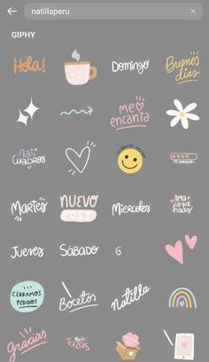 Stickers para instagram Instagram Stickers New Post, Gifs Instagram, Instagram Gif, Cute Instagram Captions