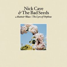 nick cave and the bad seeds album cover with pink flowers in bloom on white background