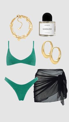 Summer Vacay Outfits Beach, Beach Outfit Drawing, Beach Outfit Png, Outfit Drawing Ideas, Outfit Drawing, Holiday Outfits Summer, Green Cute, Summer Vacation Outfits, Vacay Outfits