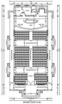 the floor plan for an auditorium