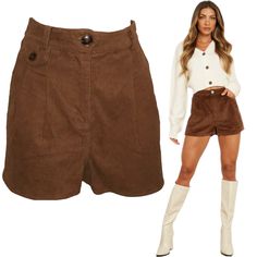 Love Riche High Waist Pleated Corduroy Shorts Front Pockets Faux Back Pockets Zipper Fly Button Front Closure Color ~ Camel Size Large ~Waist 14.5” ~Inseam 2” ~Rise 12.5” Nwt High-waisted Shorts For Fall Day Out, Fall High-waisted Shorts For Day Out, Trendy High Waist Corduroy Shorts, Trendy High-waisted Corduroy Shorts, Trendy Corduroy Shorts, High Waist Bottoms For Winter Day Out, High Waist Winter Bottoms For Day Out, High-waist Winter Bottoms For Day Out, High Waist Brown Corduroy Shorts