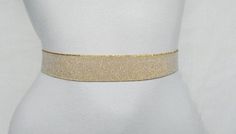 Gold belt Waist cincher Silver Wedding Elastic Stretch belt Bridal Statement accessory Light silver Gold Fitted Belt For Formal Occasions, Adjustable Gold Party Belt, Formal Fitted Gold Belt, Gold Embroidered Belt Sash For Parties, Gold Embroidered Sash For Party, Fitted Fabric Party Belt, Adjustable Party Sashes, Silver Fitted Belt For Party, Silver Fitted Belts For Party